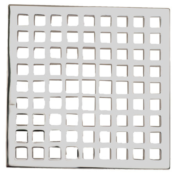 Newport Brass 6" Square Shower Drain in Polished Chrome 233-601/26